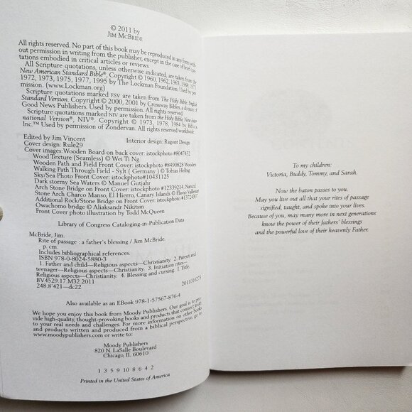 Rite of Passage: A Father's Blessing by Jim McBride - Picture 2 of 8